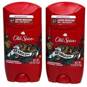 Old Spice Bearglove Antiperspirant Deodorant 2.6 Oz Twin Pack